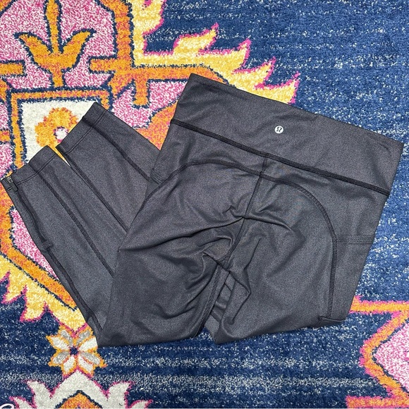 Lululemon Scenic Route 7/8 Tight *25" Black sz 8 - Picture 7 of 10